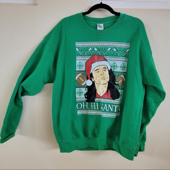 Oh,Hi Santa Big Print Sweatshirt - Picture 2 of 3